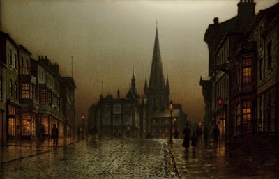 Wakefield, Upper Westgate, 1896 - Louis Grimshaw